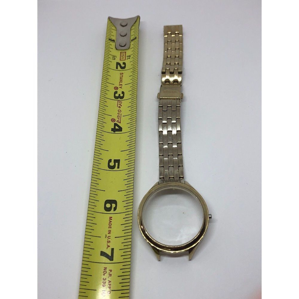 Authentic Fossil Watch Used Parts Band Case Links 14mm Bb349